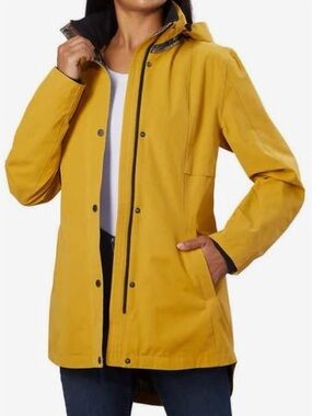 Pendleton Yellow Hooded Rain Coat